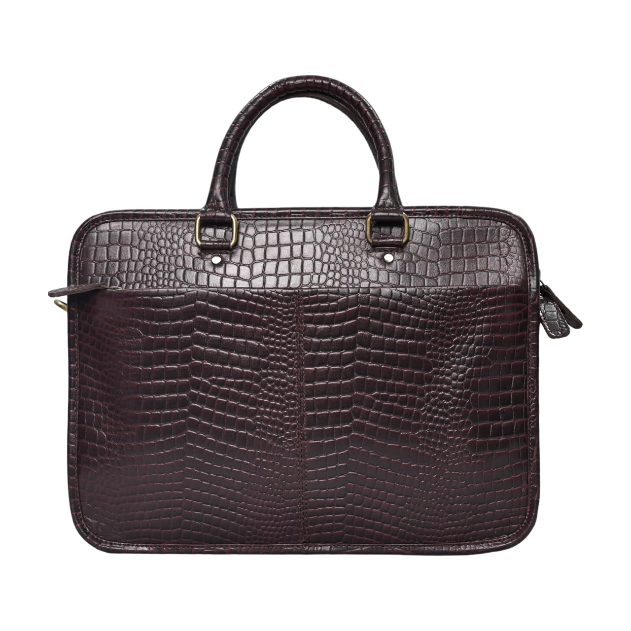 REONNDARLING Premium Croco Leather 15-Inch Laptop Bag Briefcase for Men and Women Elegant, Durable, Multi-Functional Business and Travel Accessory with Padded Laptop Compartment (B0D8LC2F82) Amazon Price History, Amazon Price Tracker