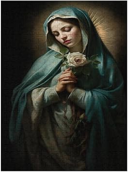 Feast Our Lady Guadalupe with Poster Roses Puzzles for Adults 1000 Pieces and Up Jigsaw Puzzles 1000 Pieces Puzzle
