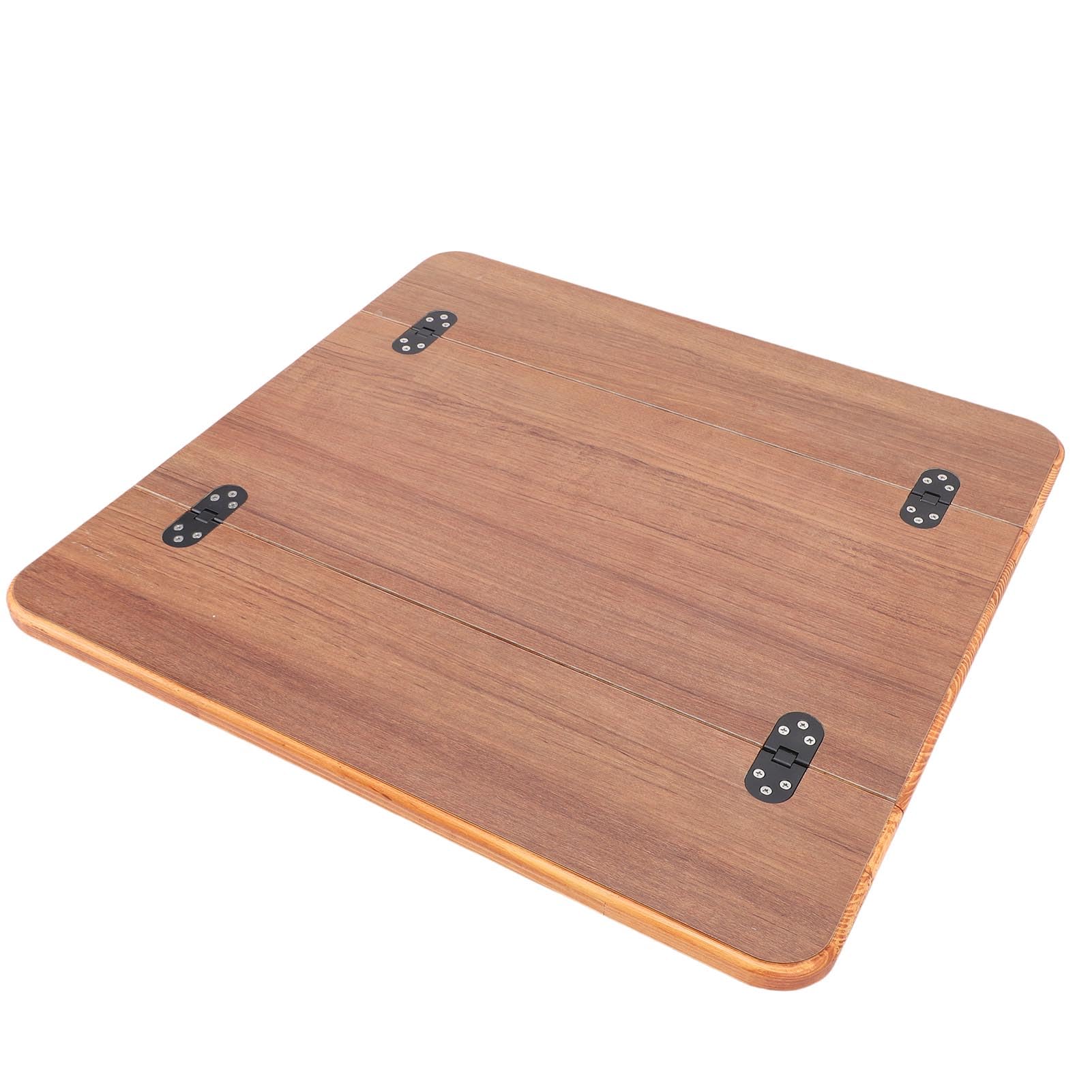 Haofy RV-Tischplatte massives Holz 595x580mm faltbar versiegelt mit Metallkante für Wohnmobile, Boote, Yachten für Essbereich, Arbeitsfläche, Outdoor-Küche