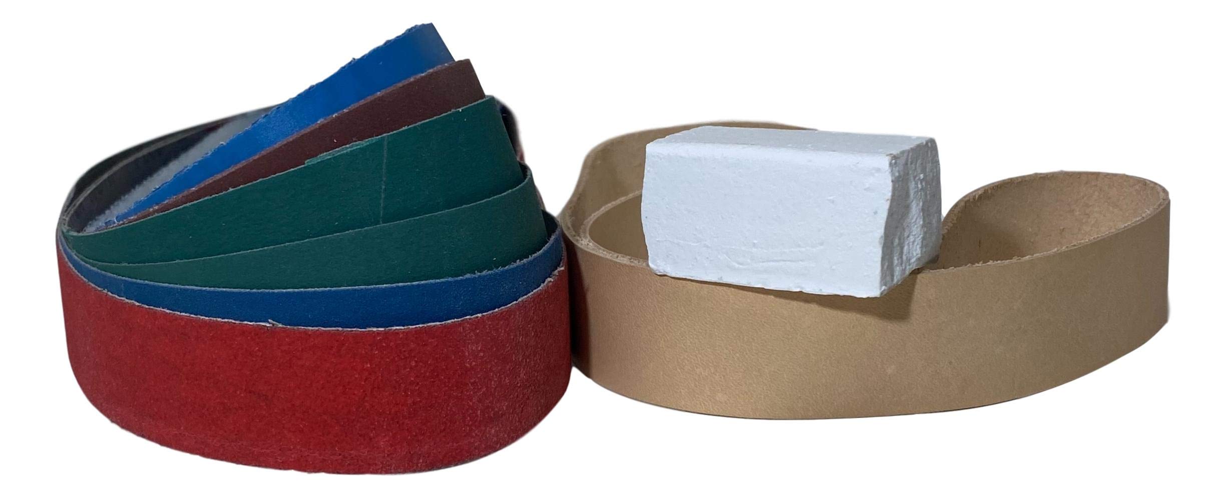 Courroies de grain et cuir d'affinage avec composé pour affûter vos outils