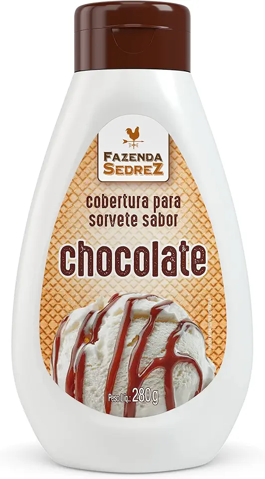 Cobertura para Sorvete Sabor Chocolate 280g Fazenda Sedrez