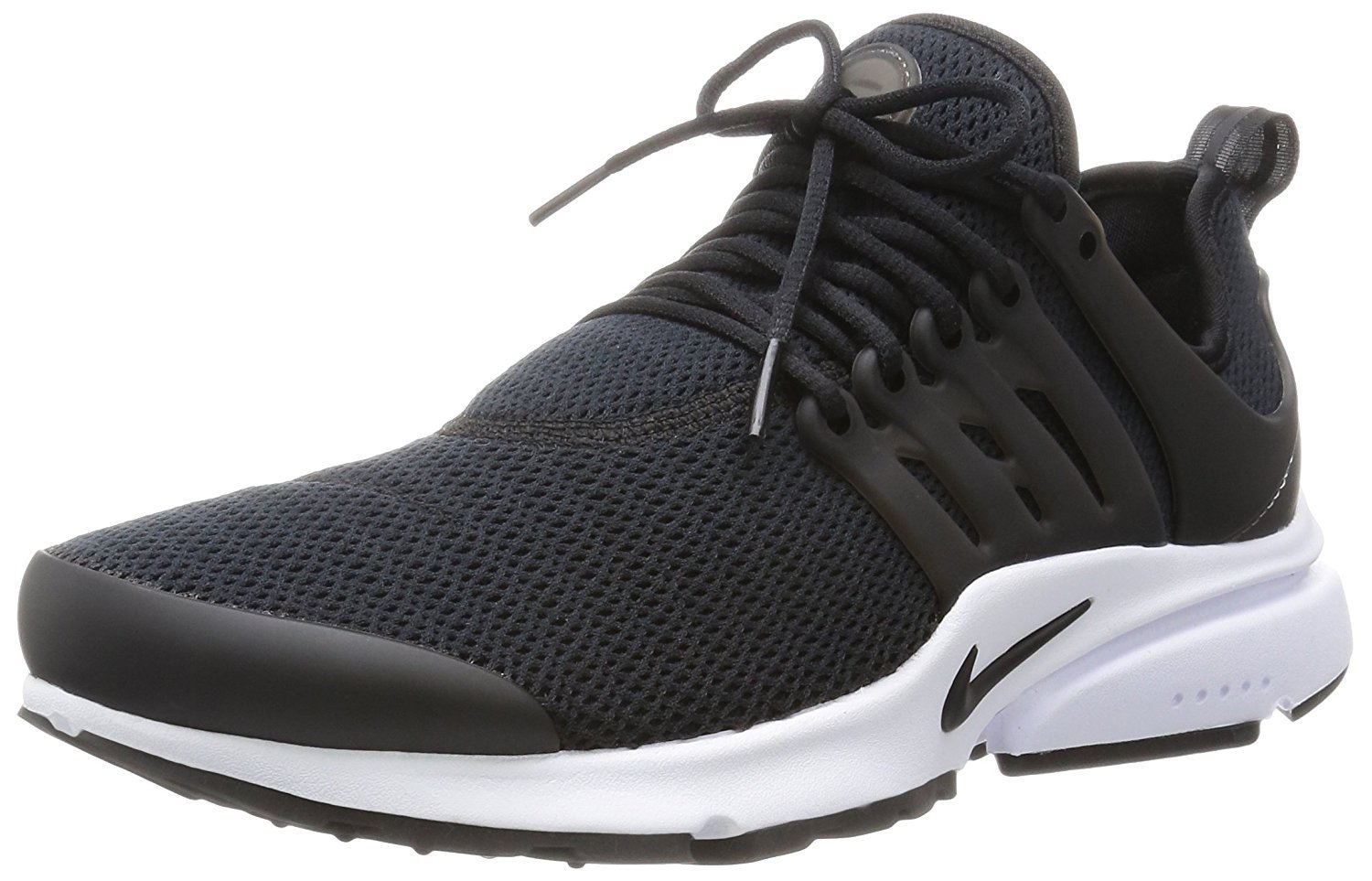 Nike Womens Air Presto Running Shoe Black White Size