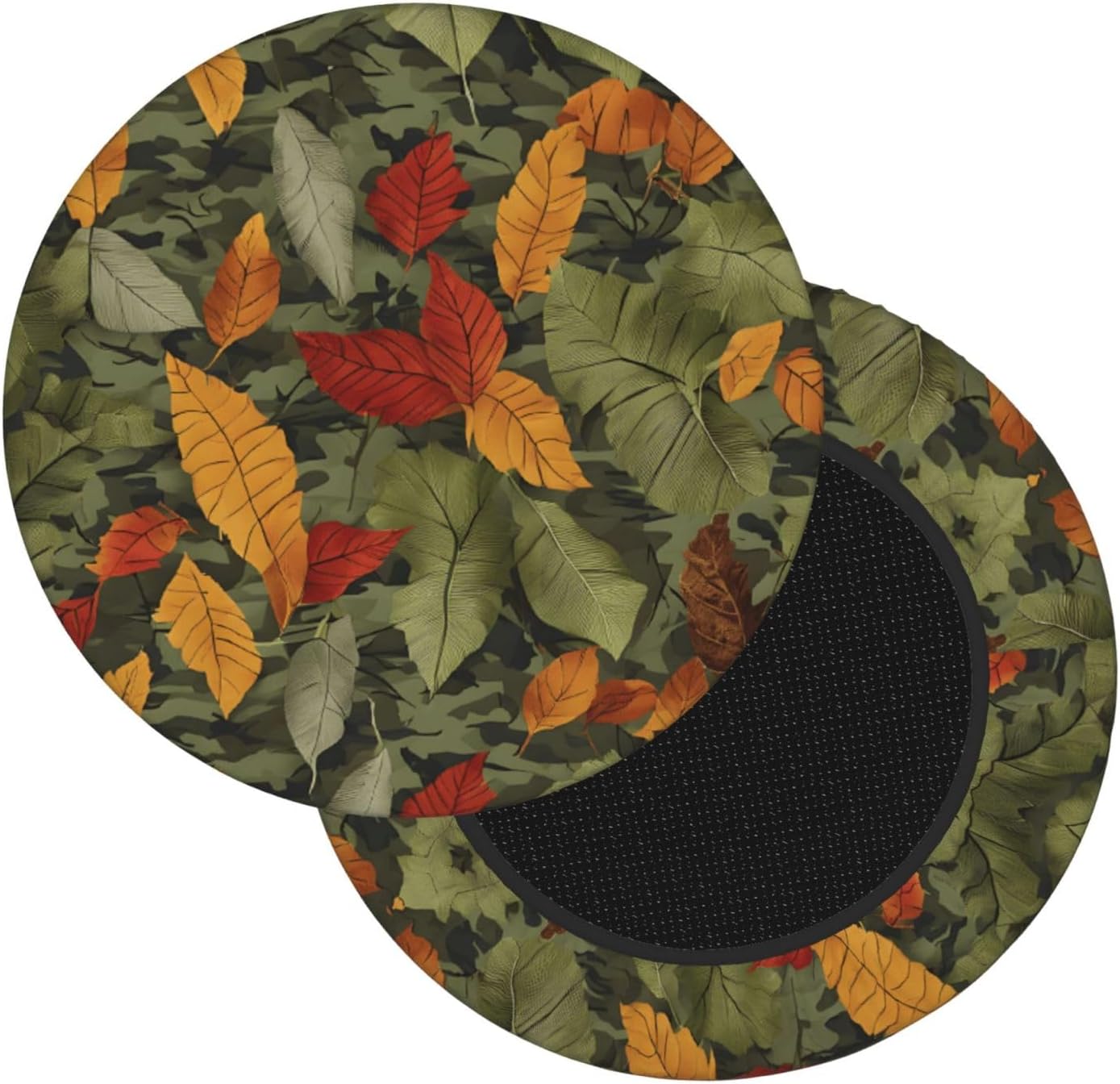 Round Bar Stool Seat Cover for Home Kitchen Dining Chair - 12 inch