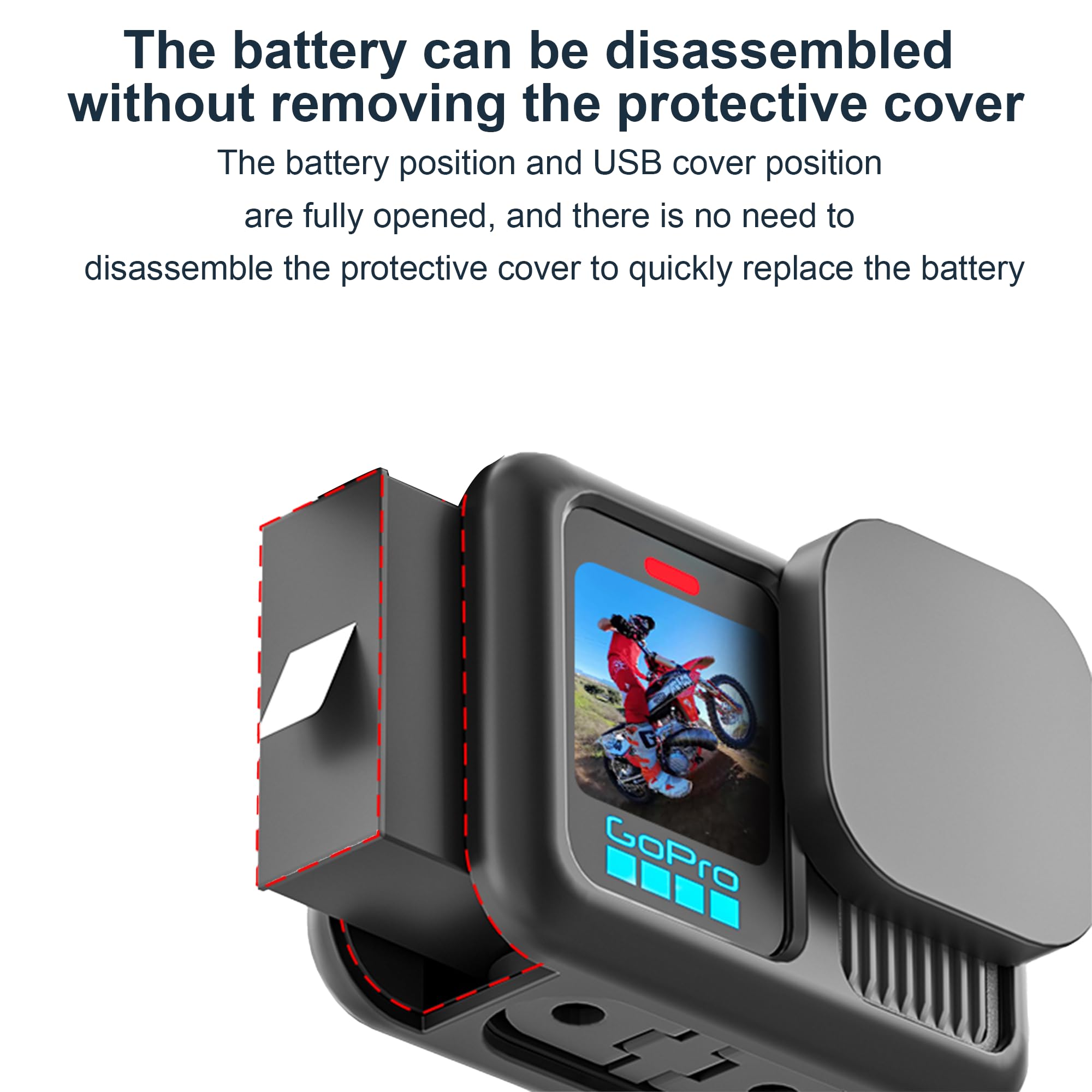 Silikon Schutzhülle Für GoPro Hero 13 Black – Mit Displayschutz, Objektivdeckel & Trageband – Rundum Schutz Silikon Schutzhülle Für GoPro Hero 13 Black – Mit Displayschutz, Objektivdeckel & Trageband – Rundum Schutz