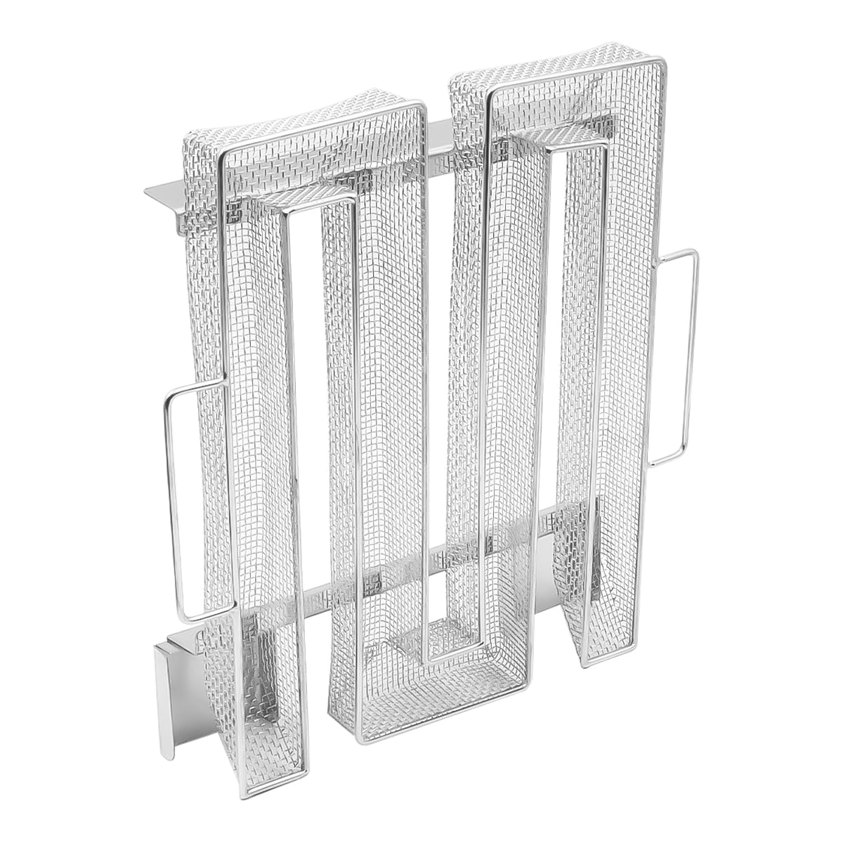 Generatore di Fumo Freddo a Forma di M con Maniglia Fino a 12 Ore, generatore di Fumo Freddo in Acciaio Inossidabile per Griglie, Barbecue, Forno per affumicatura Alimentare