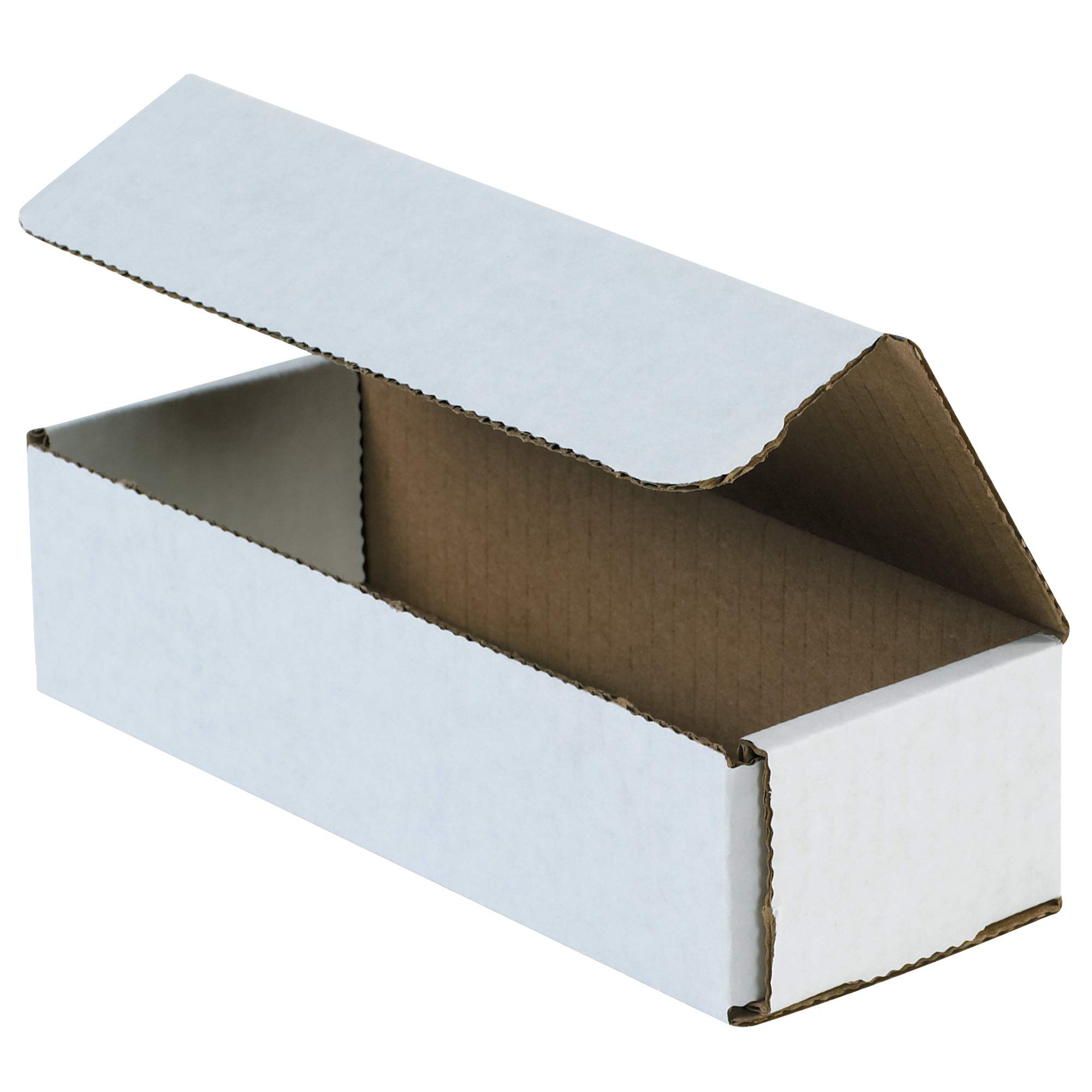 Box USA BM832 8"L x 3"W x 2"H, White (Pack of 50)