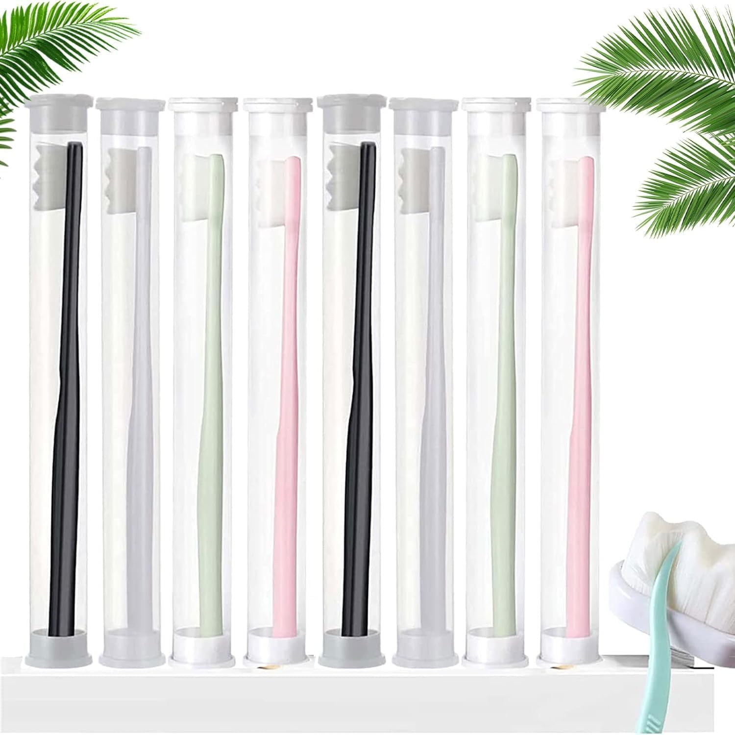 NEWFLAG 8Pcs BREVI Toothbrush, BREVI Brush, BREVI Nordic