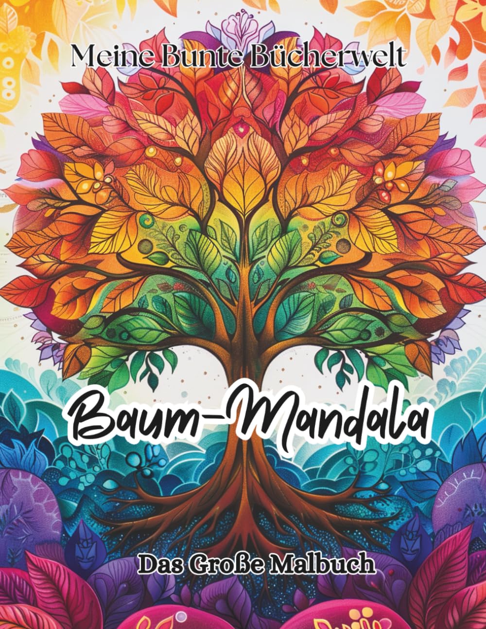 Baum-Mandala-Malbuch für Erwachsene - 50 naturinspirierte Ausmalmotive | Entspannende Baum-Mandalas & organische Muster für Ruhe, Achtsamkeit & ... kreative Entdeckungsreise für Groß und Klein)