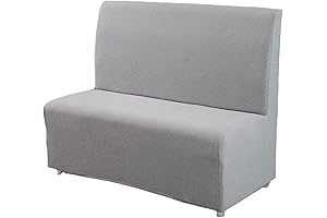 Armless Sofa Card Seat Cover,Jacquard Fleece Small Futon Cover