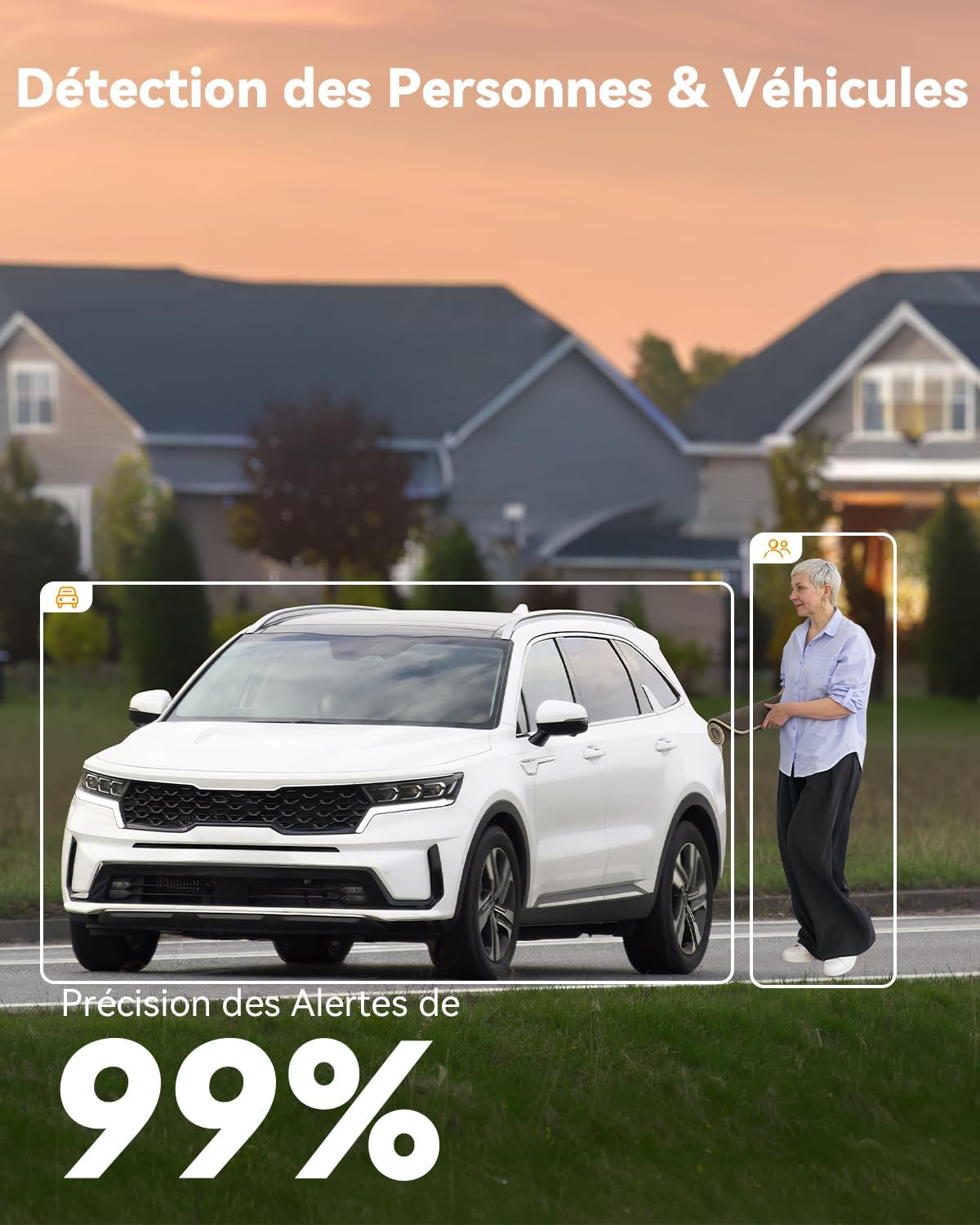 Imou 3K + 3K solarna kamera monitorująca, zewnętrzna, 24/7, AOV, karta SIM + pamięć kart 32 GB, PTZ 360°, rozpoznawanie osób, automatyczne śledzenie, tryb prywatny, inteligentne widzenie w nocy, IP66