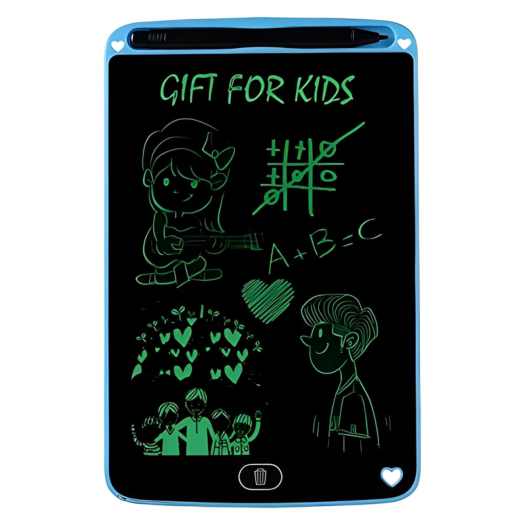 Generic Kids Toys LCD Writing Tablet with Stylish Pen (8.5Inch) | E-Note Pad for Drawing, Playing, Handwriting | Digital Magic Slate | Reusable E-Note Pad for Kids Boys Girls | (Sky Blue)-image-39