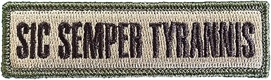 Gadsden and Culpeper Tactical Sic Semper Tyrannis Subdued Patch