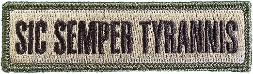 Gadsden and Culpeper Tactical Sic Semper Tyrannis Subdued Patch