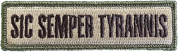 Gadsden and Culpeper Tactical Sic Semper Tyrannis Subdued Patch