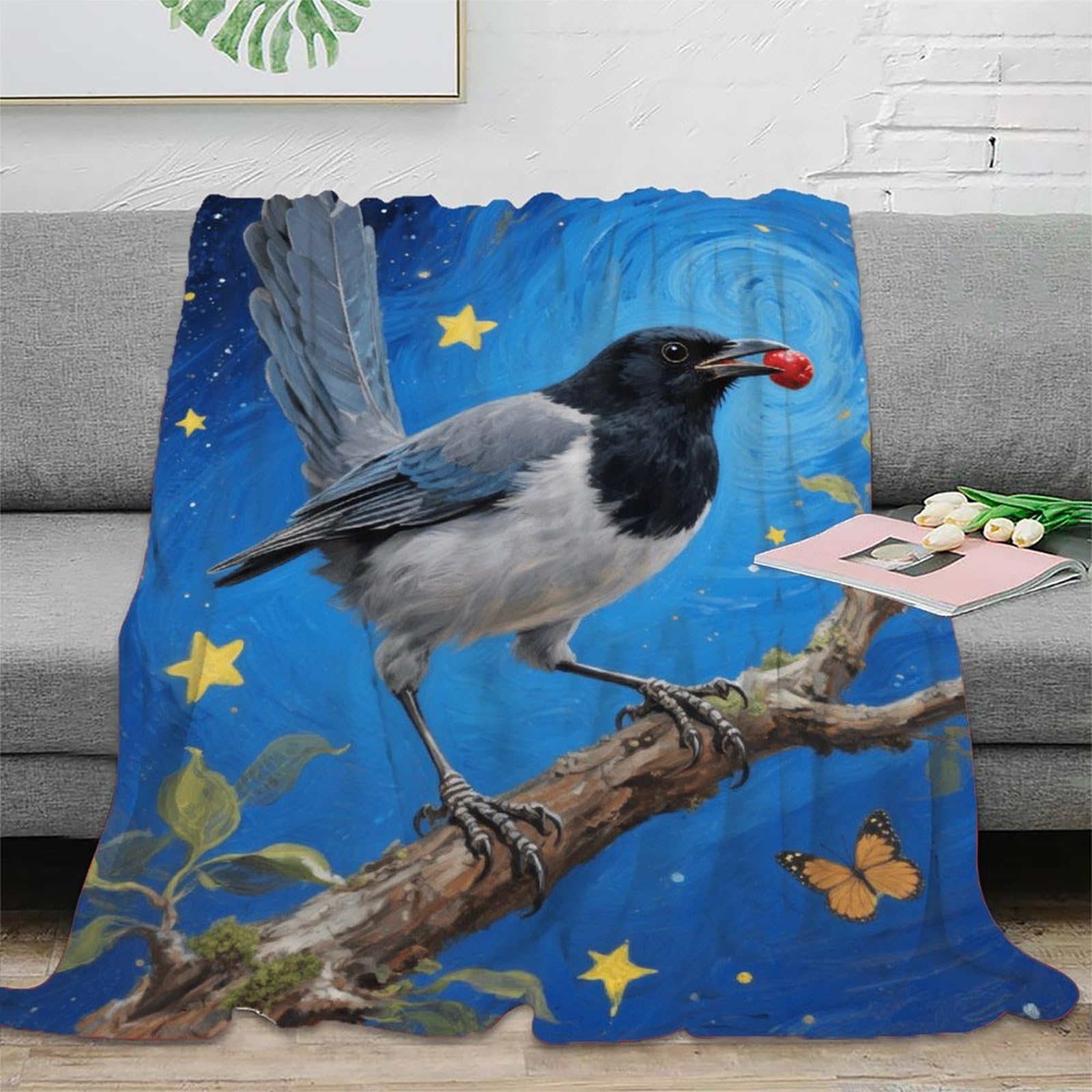 Emyxpaqm Style Fleece Throw Blanket