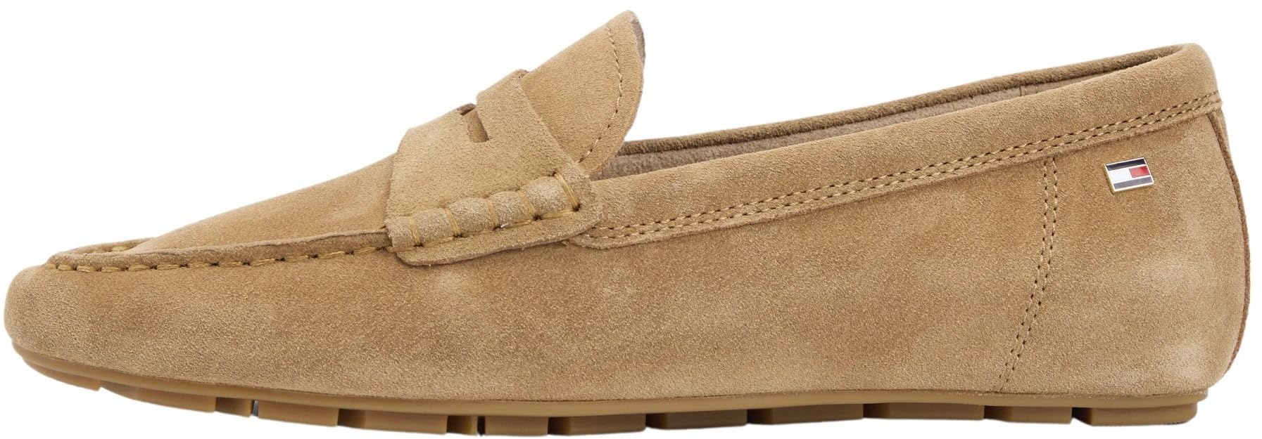 Tommy Hilfiger Damen Flag Soft Suede Driver Loafer Fw0fw08558Fahrerschuhe