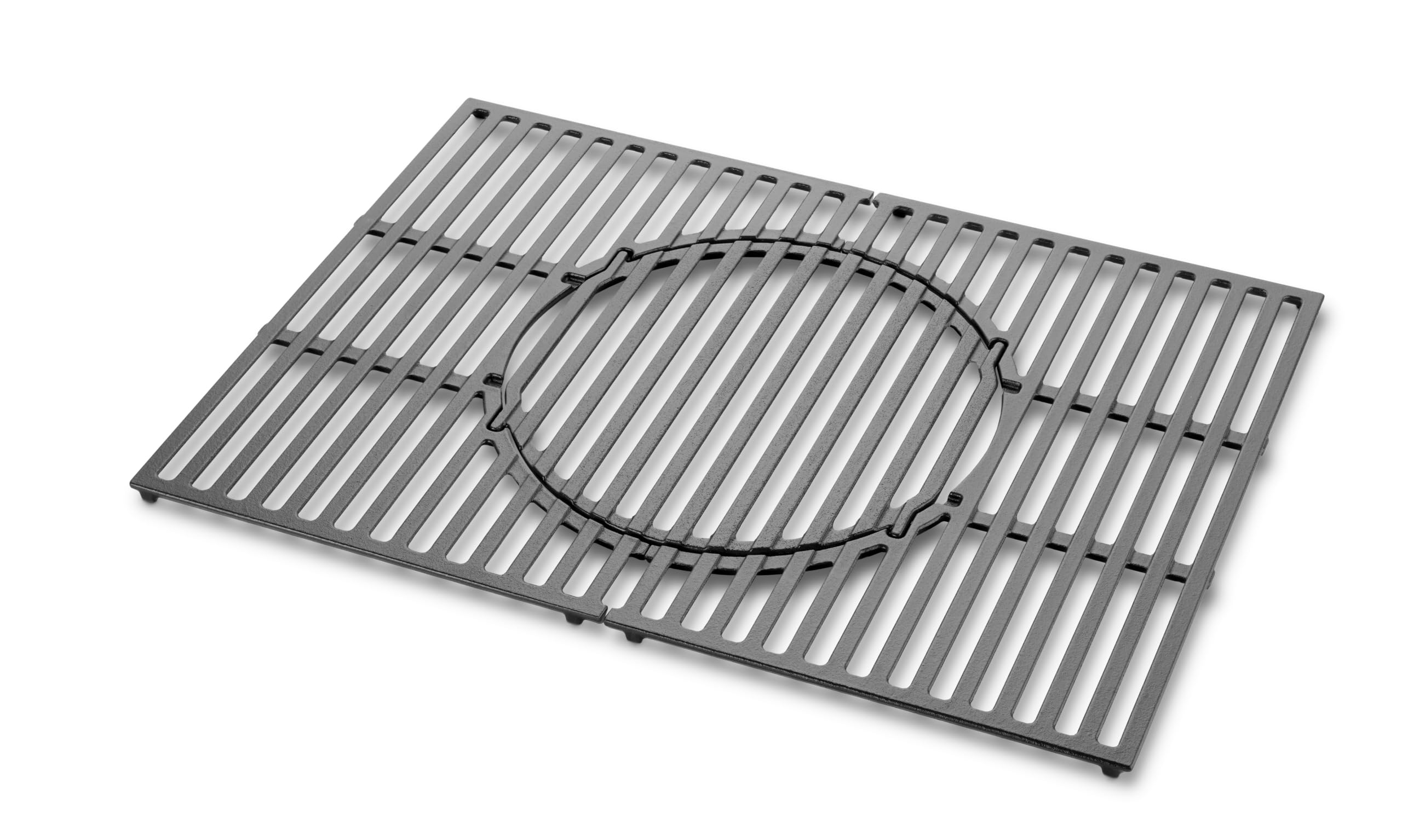 Weber Grill Grates for Spirit 400 Series (from 2025) and 300 Series (Before 2025) - Made of Cast Iron, Gourmet BBQ System, for Optimal Heat and Grill Marks – Black (8847)