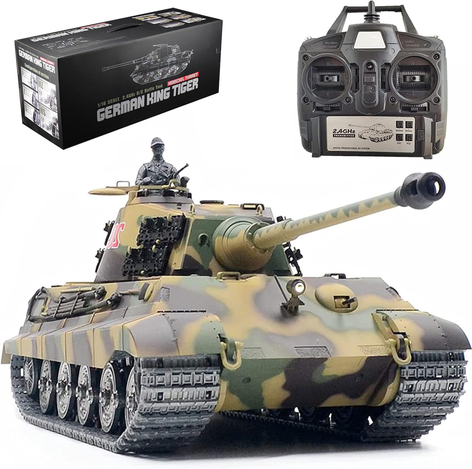 全新品　TAMIYA ラジコン　戦車　KINGTIGER フルセット＆オプション Amazon.co.jp: GKSCXEXE ラジコン 戦車 おもちゃ ドイツ陸軍重戦車