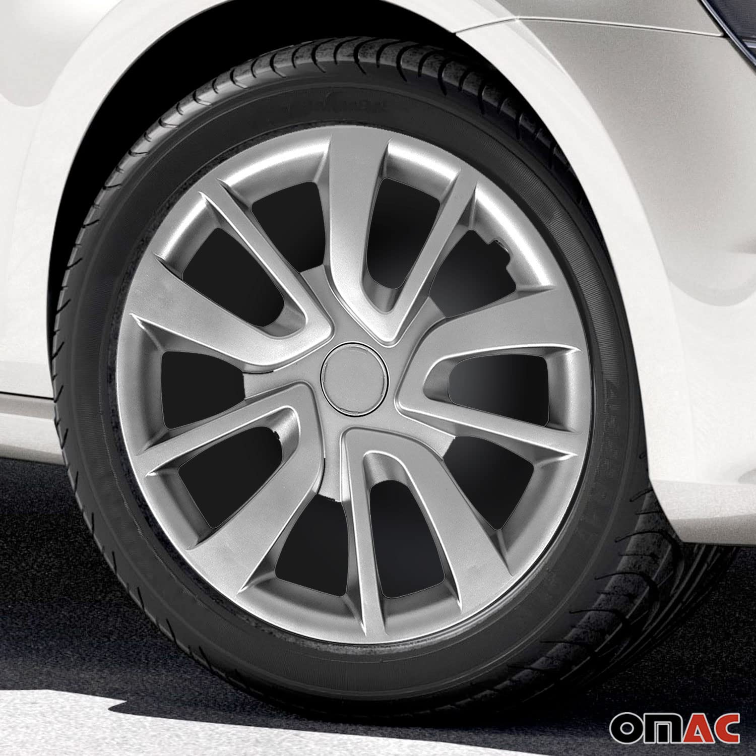 Tapacubos Universales De 60mm - Pack De 4 - ABS Negro - Para Audi, BMW, VW Y Más