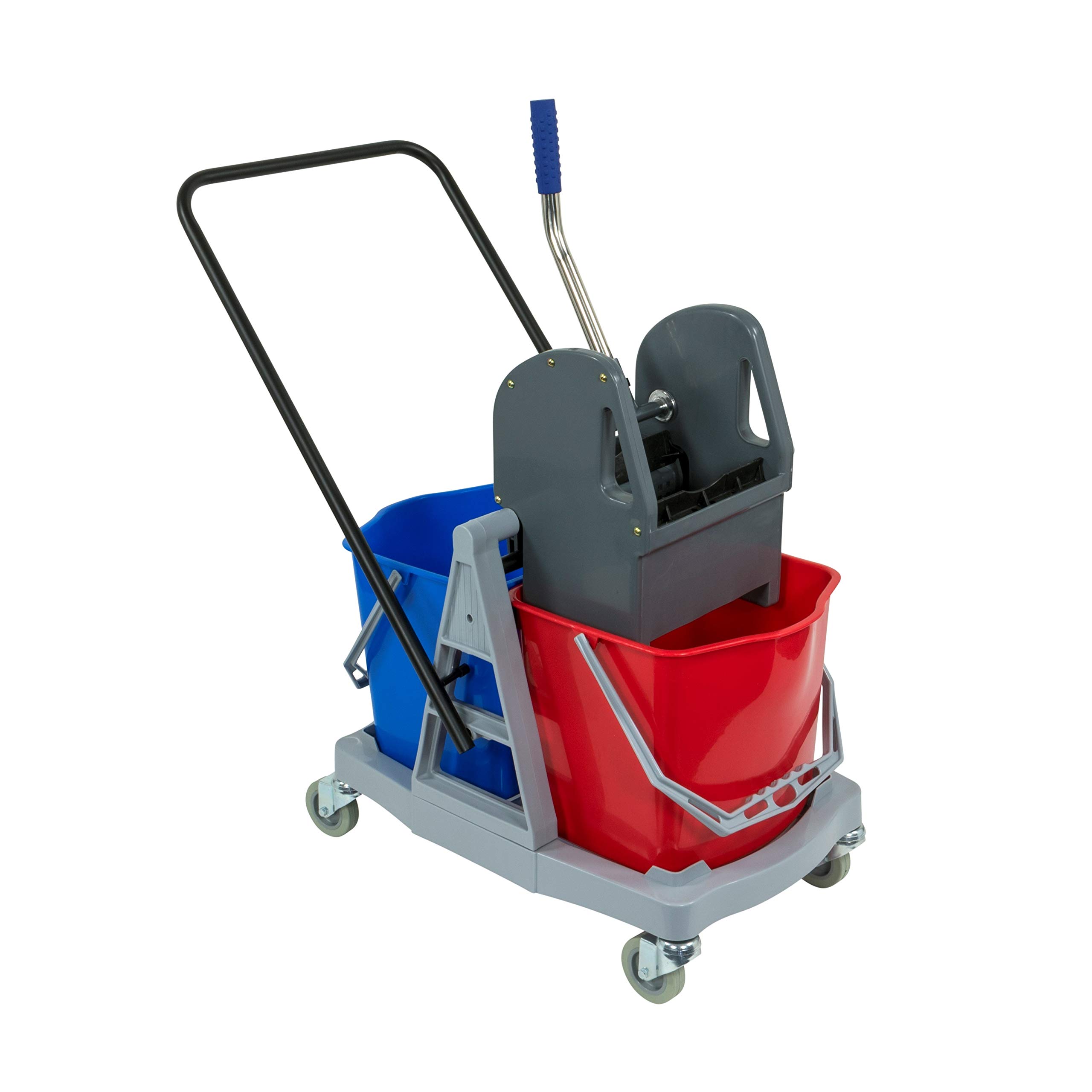 Sprintus Doppelfahreimer 2 x 17 Liter Reinigungswagen Putzwagen