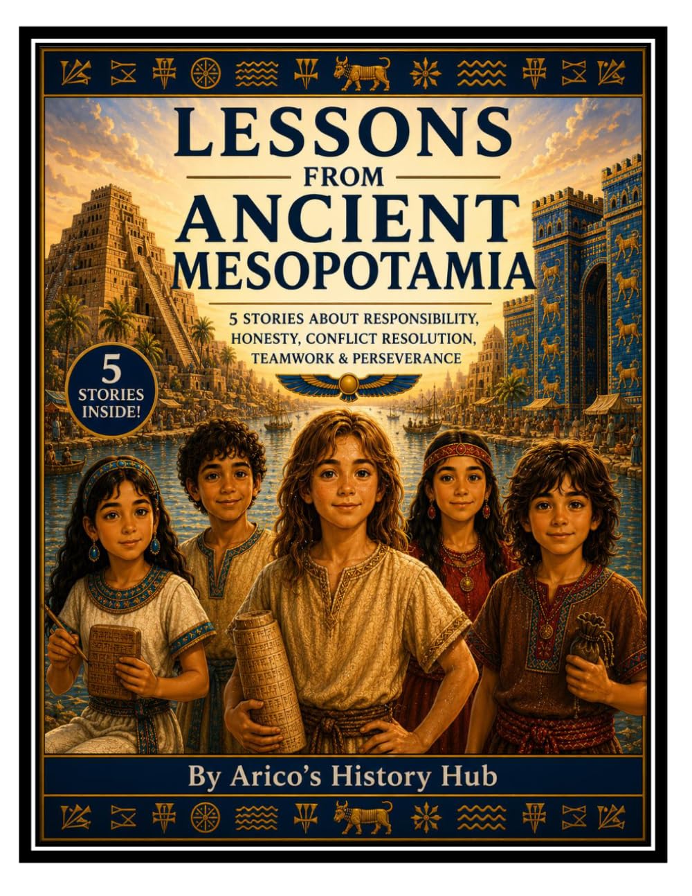 Lessons from Ancient Mesopotamia: 5 Social-Emotional Learning Stories About Responsibility, Honesty, Teamwork, Perseverance, and Conflict Resolution