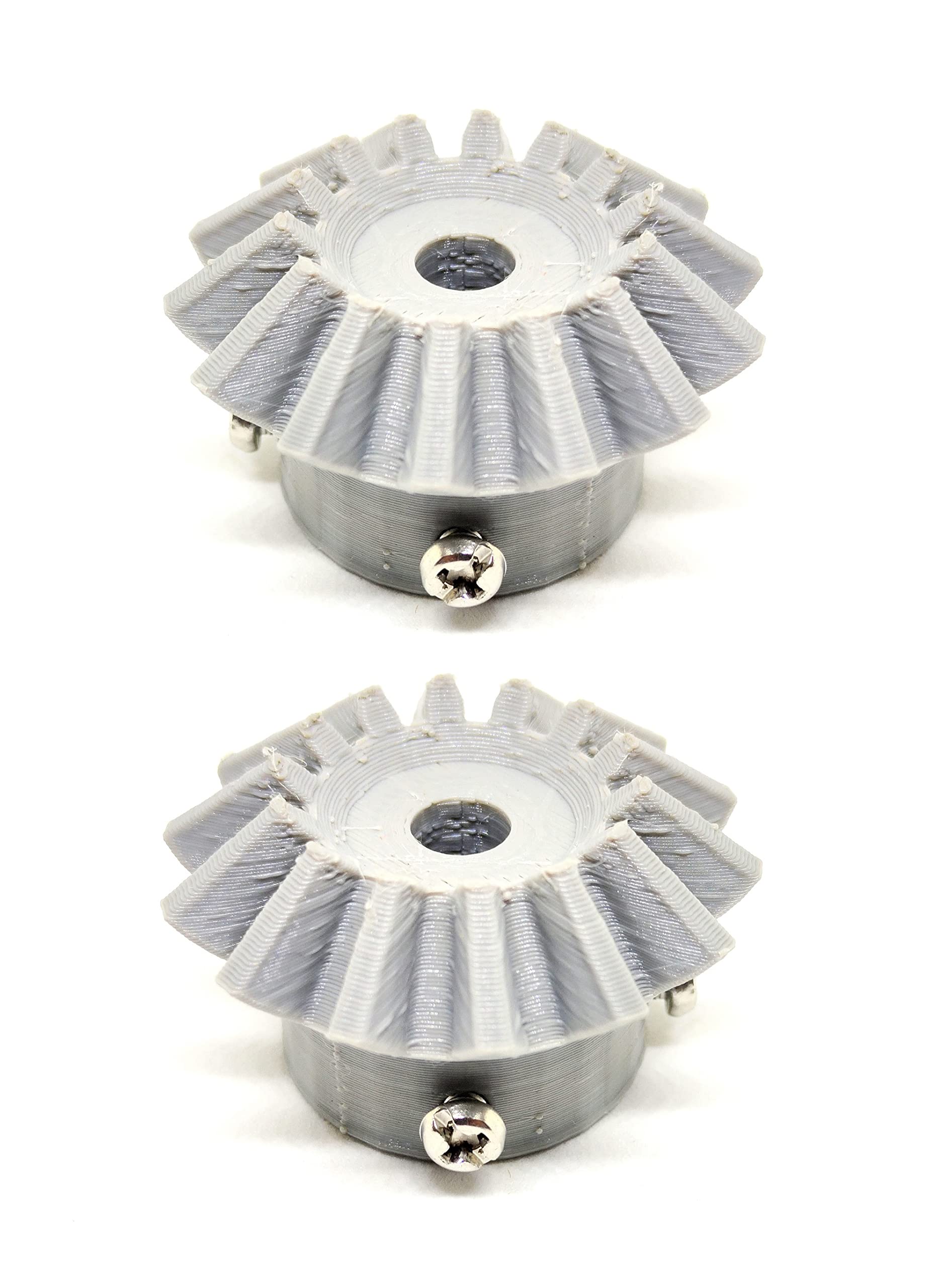 INVENTO 2pcs 3D Printed Plastic Bevel Gear 14 Teeth (38mm dia), 10mm Width, 8mm hole, 2.5 Module for DIY Projects-image-42