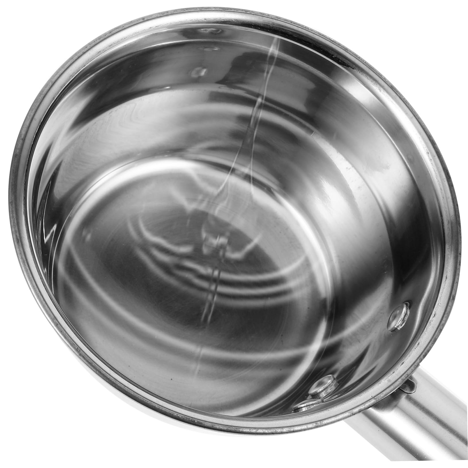 ibasenice 4 Piezas cucharón de agua ser inoxidable cazo cocinando pequeño interior cucharas cucharón conveniente cucharada de sopa long handle ladle cucharones para cocinar Silver