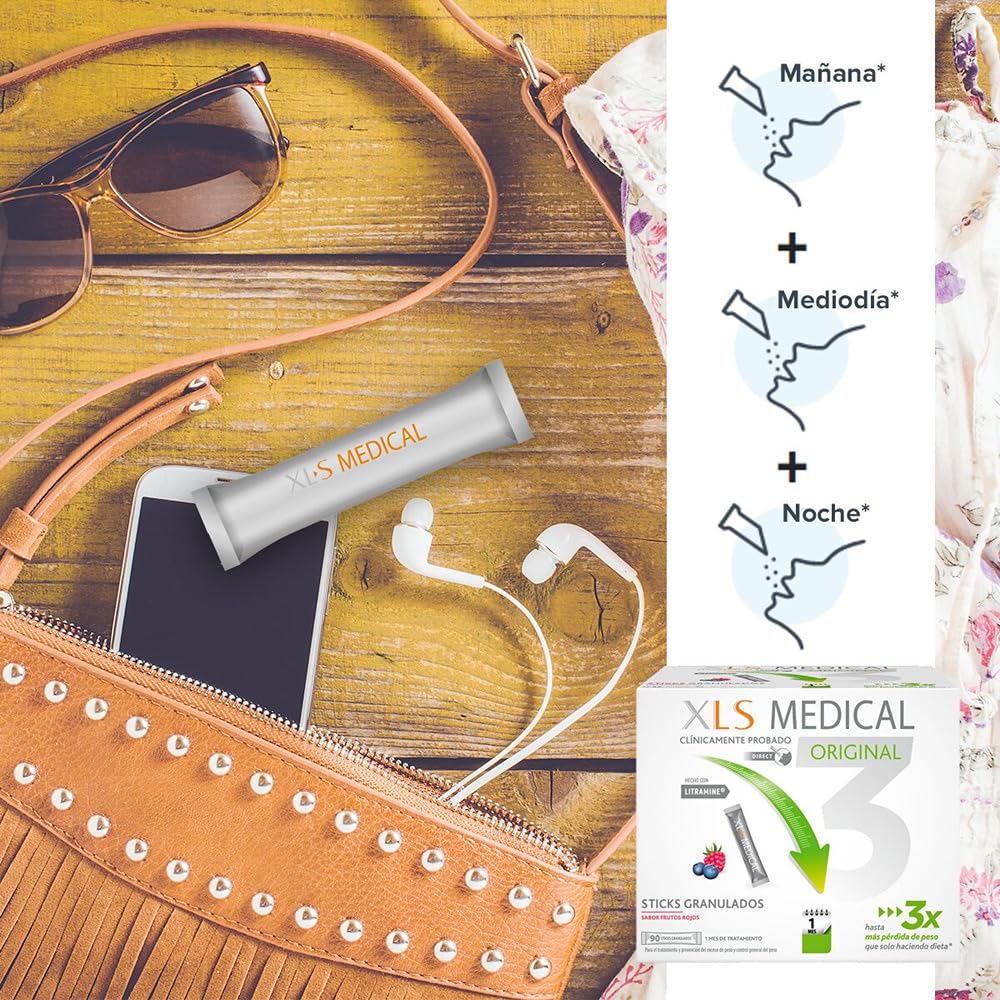 XLS Medical Original - 90 Sticks. Tratamiento De 1 Mes, color Blanco, 90 Unidad, 150 g