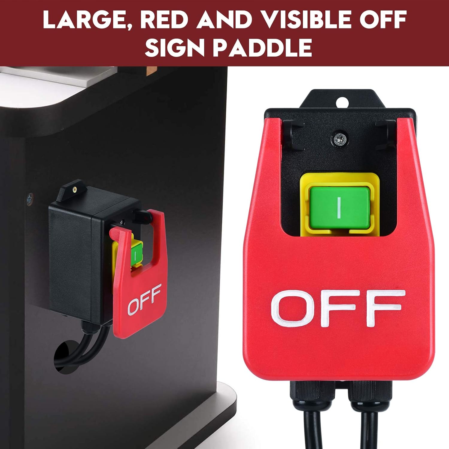 Craftsman Safety Switch Box 2 plugs ON OFF Power Outlet Router Table