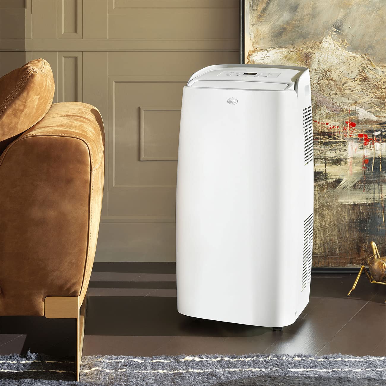 Argo Milo Plus New, climatizzatore d'aria locale monoblocco 13000 BTU/h e con pompa di calore 13000 BTU/h, dotato di WIFI integrato e con 3 velocità di ventilazione: bassa, media, alta + AUTO