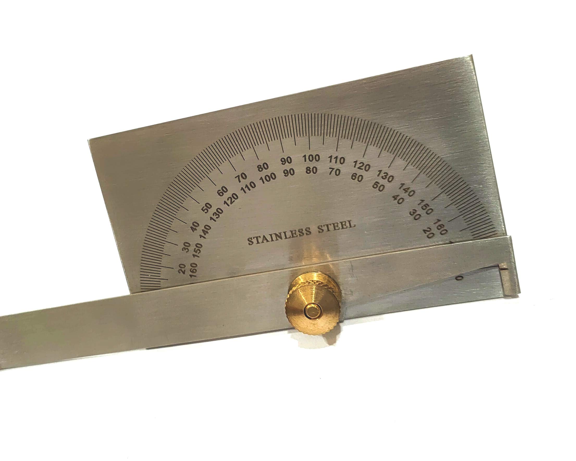 Protractor Cnc Snapklik.com : Stainless Steel Protractor 0-180 Degrees Machine Tools