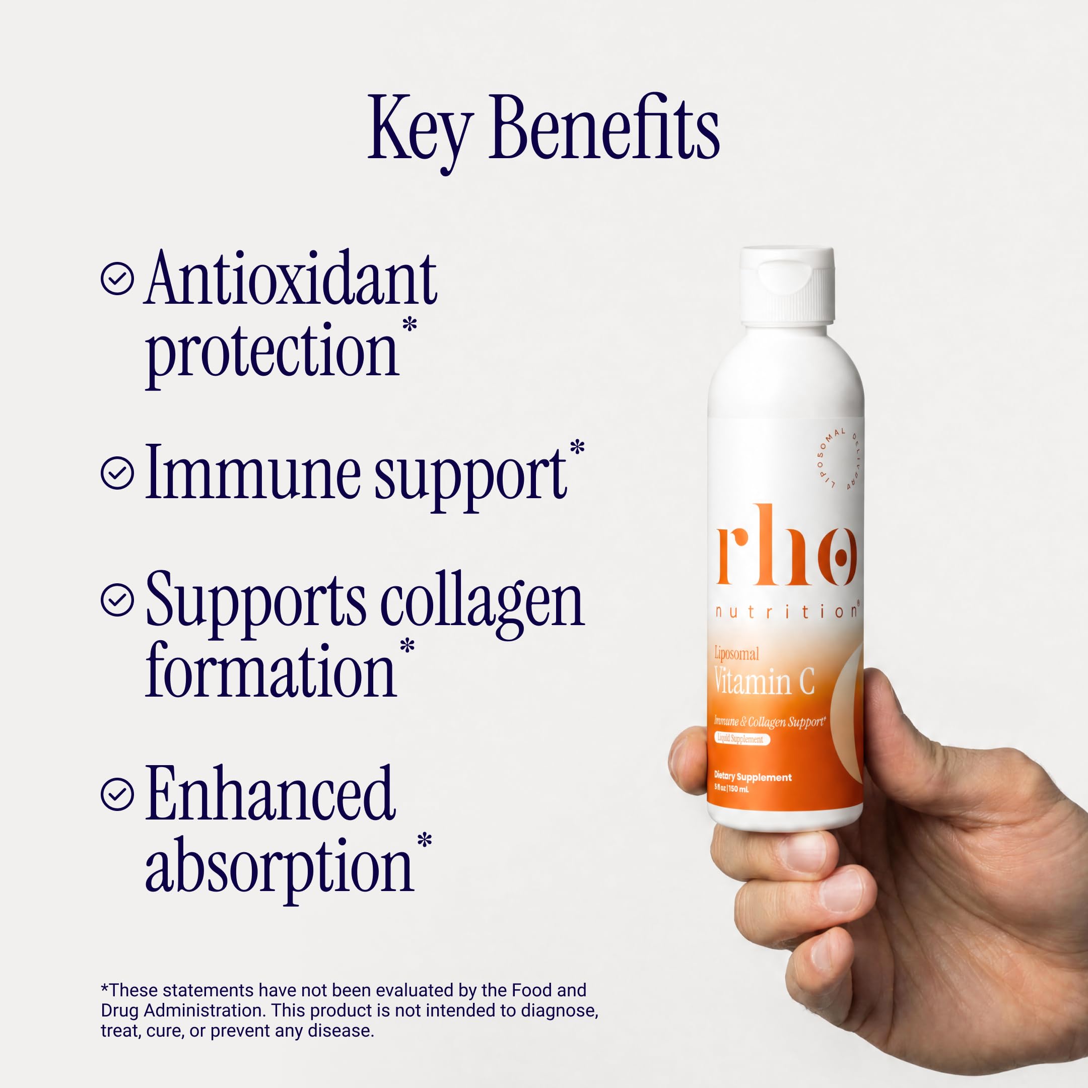 Rho Nutrition Liposomal Vitamin C Liquid Supplement — Amazon image 2