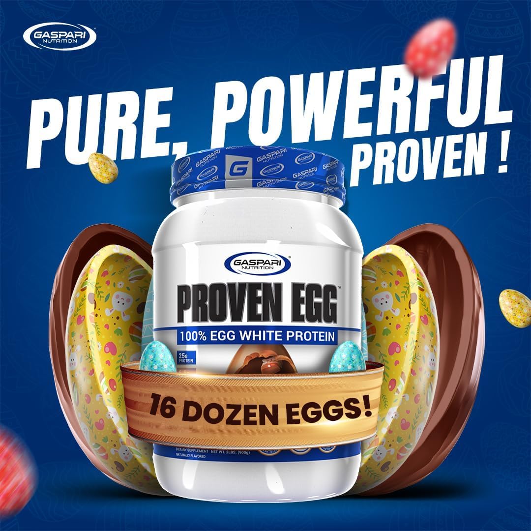 Gaspari Nutrition Proven Egg White Protein Powder, 25g Unflavored Protein Powder, 100% Egg White Protein, Dairy Free, Keto Friendly, Lactose Free, Soy Free (1lb, Unflavored) — Amazon image 7