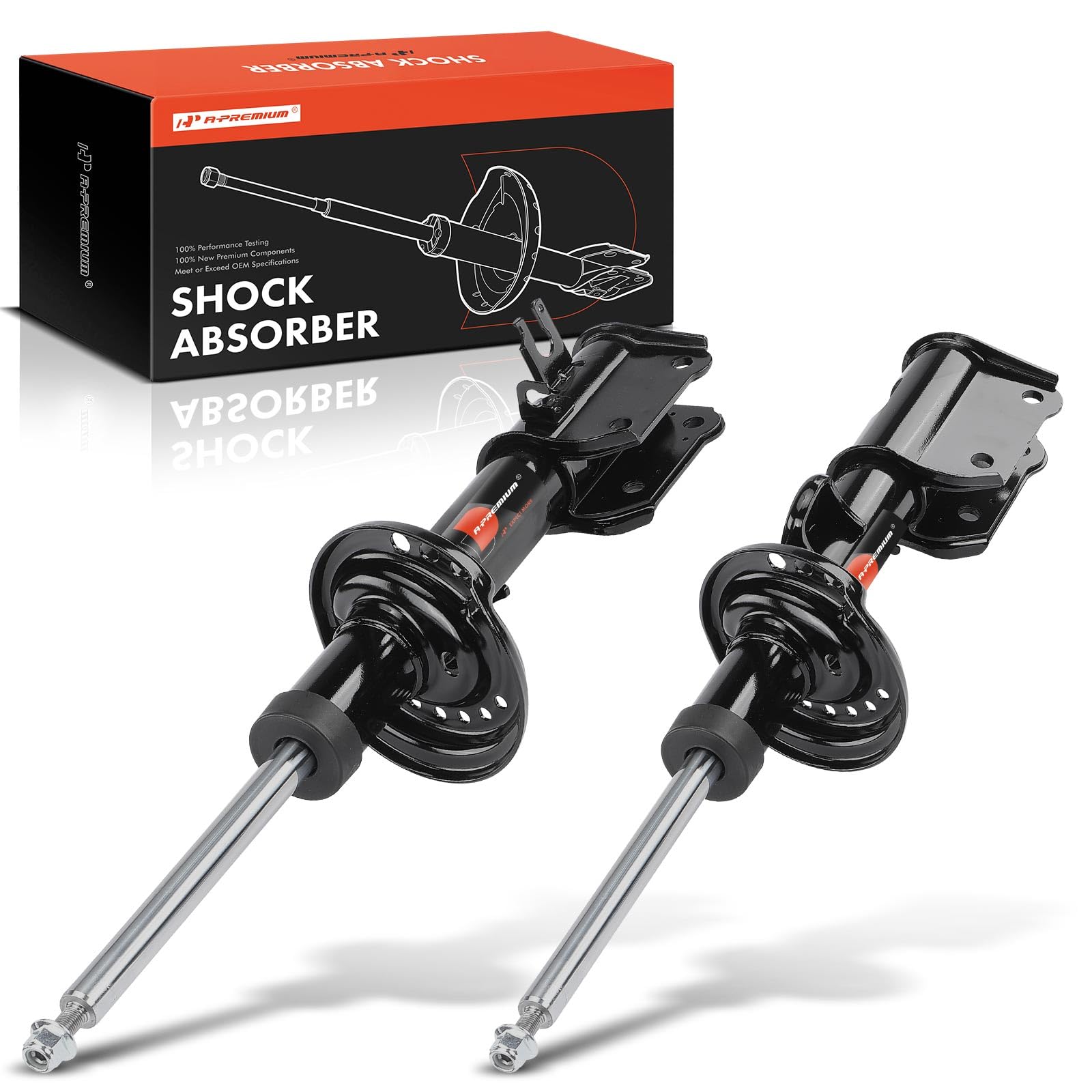 Photo 1 of A-Premium Front Pair (2) Shock Absorber Compatible with Jeep Compass 2017-2021, Renegade 2017-2021, Driver and Passenger Side