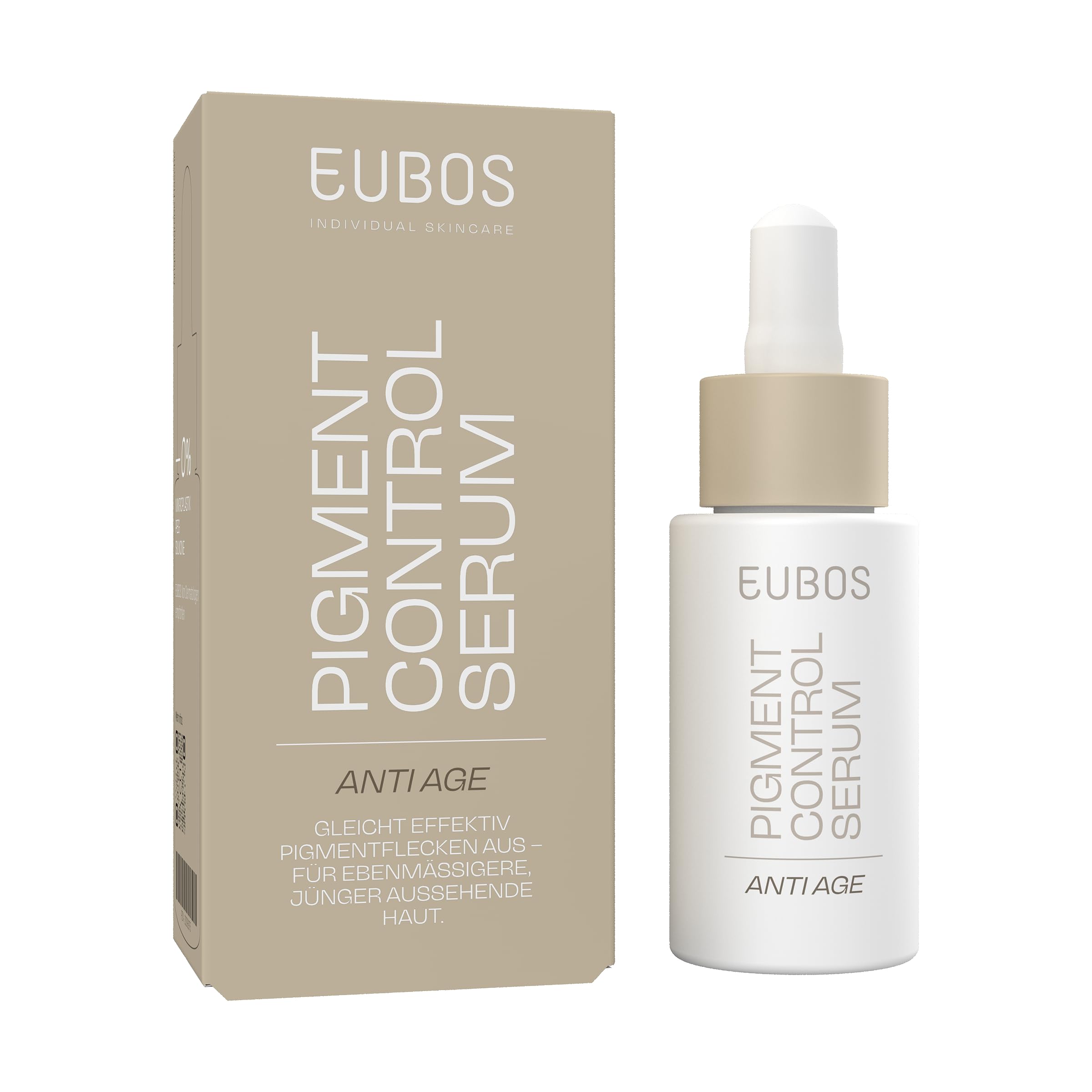 EUBOS ANTI AGE PIGMENT CONTROL Serum 30ml | Gegen Pigmentflecken für einen ebenmäßigen Teint, Mit Melazero, Niacinamid & Vitamin C, Vegan, Ohne Mikroplastik