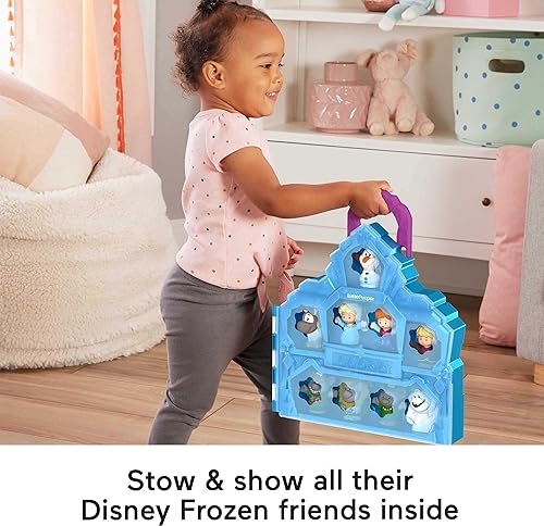 Miniatura 3 de Fisher-Price Little People - Juego de funda de castillo de Disney Frozen con figuras para juegos de simulación para niños a partir de 18 meses