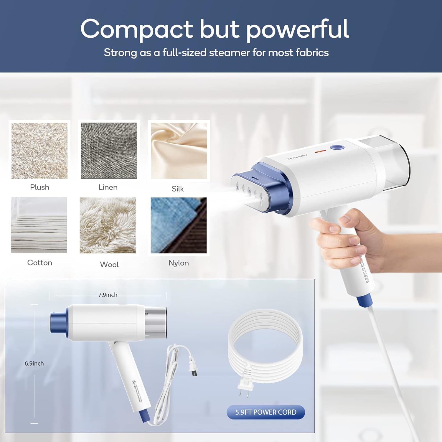 Buy Newbealer Handheld Steamer for Clothes, Horizontal & Vertical