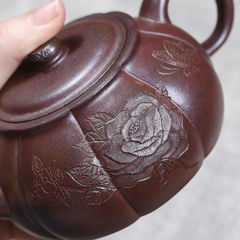 Tetera Infusiones Tetera De Cerámica Con Filtro For El Hogar, Estilo Retro, Hecha A Mano, Kung Fu Teapot