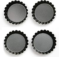 Vista 3 de Norpro Sartenes antiadherentes, juego de 4, metálicos