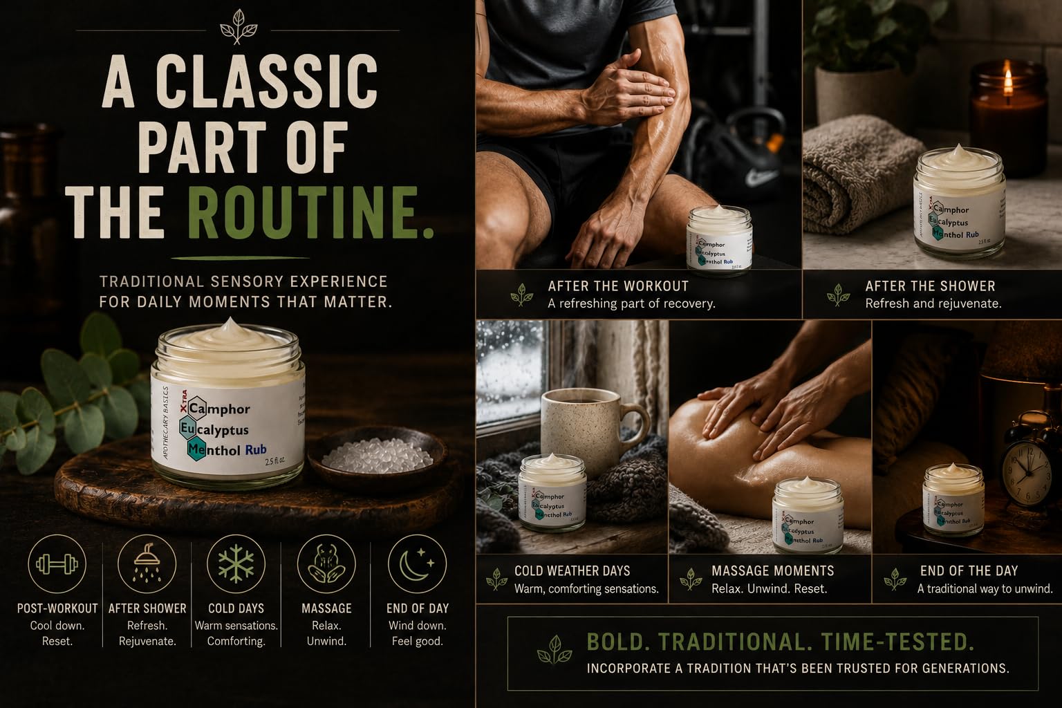 Camphor+Eucalyptus+Menthol Xtra Rub - Handmade with Menthol, Camphor & Eucalyptus - Soothing & Refreshing - 2.5 fl oz — Amazon image 5
