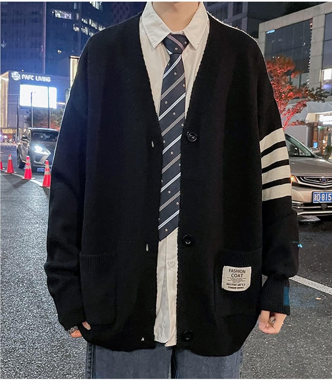 国内送料無料 Nolcctn カーディガン ニット 制服 メンズ スクールカーディガン スクールセーター 学生服 高校生 アウター 前開き 防寒 暖かい Vネック ゆったり 通学 通勤 カジュアル 学園風 秋冬 Tranquilitysalon Com