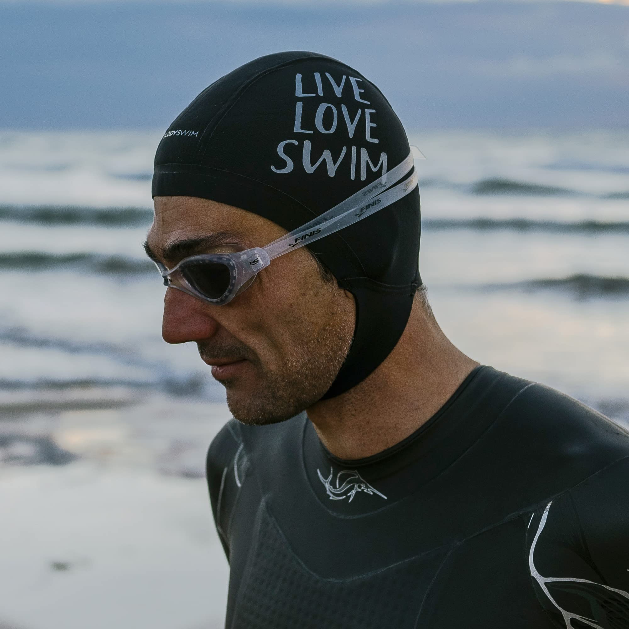 Gorro Neopreno 2.5 mm Natacion en Aguas Abiertas. Gorro Natacion Hombre y Mujer de Neopreno Aislante del Frío, Cierre Fácil, Buceo, Submarinismo, Surf y Trabajos en el Agua.