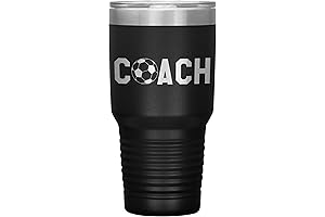 Personalized Engraved Soccer Coach Tumbler - 30 Oz Stainless Steel Vacuum Insulated...