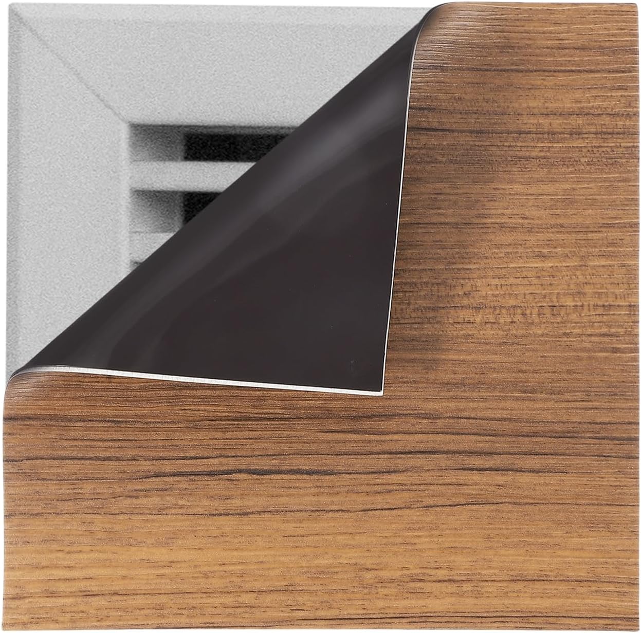 PATIKIL Square Magnetic Vent Covers 14x14 Inch, Floor Air Vent Blocker Covers Register Sound Proof Cover for Home Floor Wall Ceiling, Black