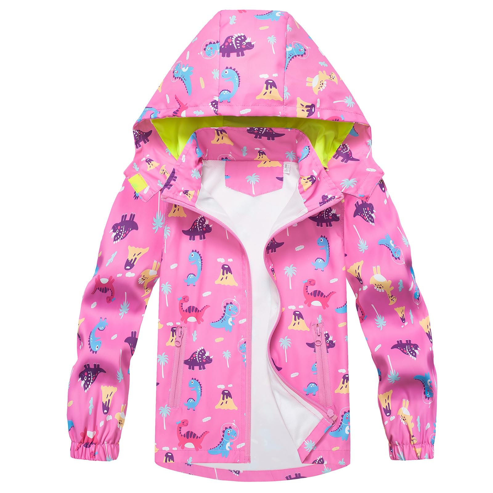 Toddler Boys Raincoat Waterproof Lightweight Kids Rain Poncho