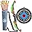TEMI Kids Bow and Arrow Set - LED Light Up Archery Toy Set with 10 Suction Cup Arrows, Target & Quiver, Indoor and Outdoor Toys for Children Boys Girls