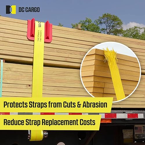 Miniatura 3 de DC Cargo - Protectores de borde resistentes, 8 x 8 x 12 pulgadas (paquete de 8) protectores de correa para equipos de plataforma plana, soluciones