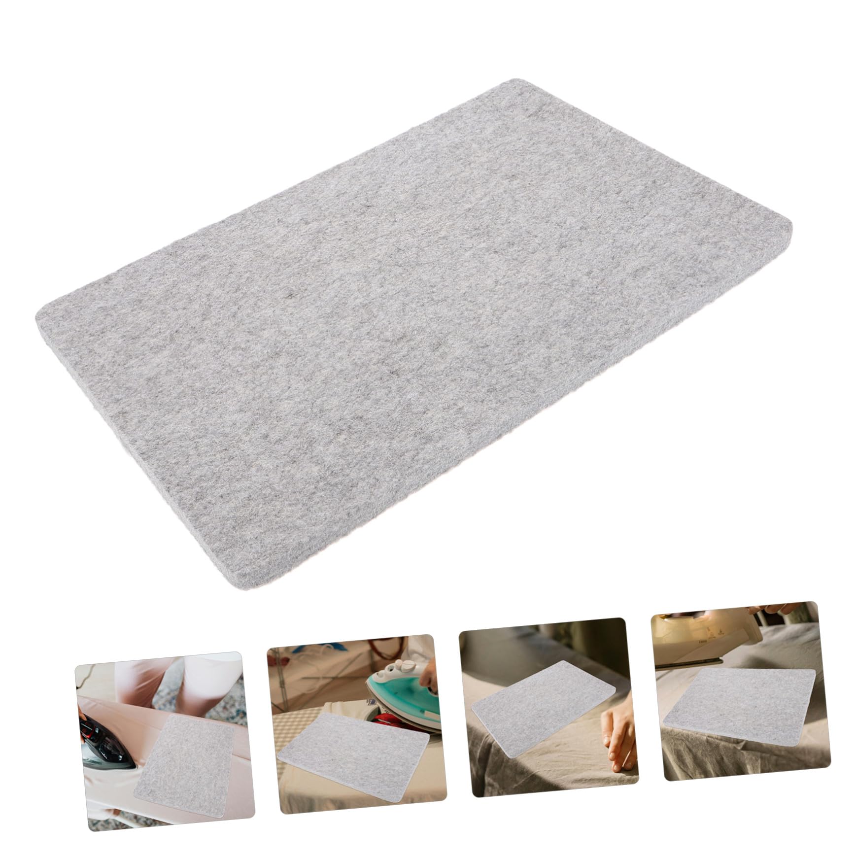 IMIKEYA Tappetino in feltro per stirare portatile, piccolo, resistente e versatile, per tavolo e progetti di cucito, facile da riporre e riutilizzabile