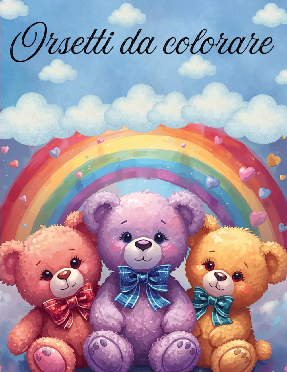 Avventure degli orsetti: Disegni semplici da colorare per bambini