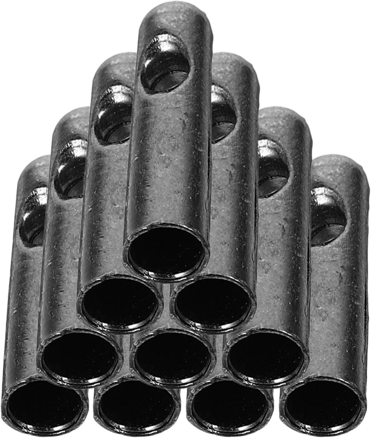 10Pcs Metal Umbrella Tail Beads for Repairing Folding Umbrellas Stylish Bone Covers for Rain and Sun Protection